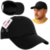 CZAPKOKASK hełm OCHRONNY kask LEKKI czapka ROBOCZA BHP CZARNA BUMPCAP