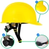 Kask OCHRONNY Hełm ROBOCZY budowlany BHP LEKKI przemysłowy ŻÓŁTY REGULOWANY