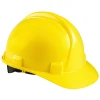 Kask OCHRONNY Hełm ROBOCZY budowlany BHP LEKKI przemysłowy ŻÓŁTY REGULOWANY