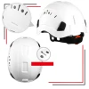 Kask roboczy ochronny biały THOR
