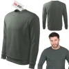 Bluza robocza dresowa ciemny khaki 24h-ESSENTIA r. L