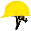 Kask OCHRONNY Hełm ROBOCZY budowlany BHP LEKKI przemysłowy ŻÓŁTY REGULOWANY