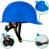 Kask OCHRONNY Hełm ROBOCZY budowlany BHP LEKKI przemysłowy NIEBIESKI