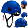 Kask OCHRONNY Hełm ROBOCZY budowlany BHP LEKKI przemysłowy NIEBIESKI