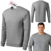 Bluza robocza dresowa ciemnoszary melanż 24h-ESSENTIA r. 3XL