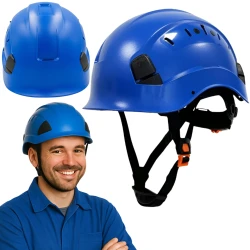 Kask roboczy ochronny niebieski THOR