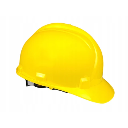 Kask OCHRONNY hełm ROBOCZY budowlany BHP LEKKI przemysłowy 4-punktowy