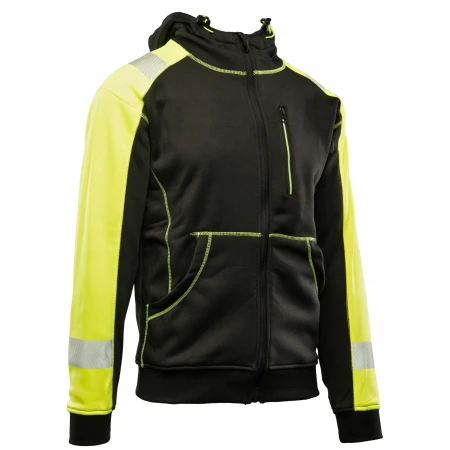 BLUZA ROBOCZA Polar roboczy DRESOWA kurtka CIEPŁA ODBLASKOWA OSTRZEGAWCZA