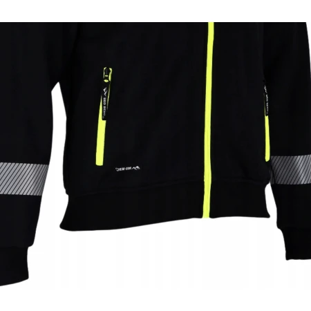 BLUZA ROBOCZA męska DRESOWA kurtka OCHRONNA BHP ODBLASKOWA OSTRZEGAWCZA