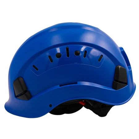 Kask OCHRONNY Hełm ROBOCZY budowlany BHP LEKKI przemysłowy NIEBIESKI