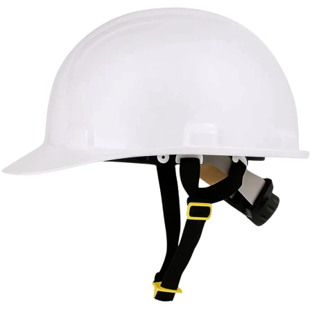 Kask OCHRONNY Hełm ROBOCZY budowlany BHP LEKKI przemysłowy BIAŁY REGULOWANY