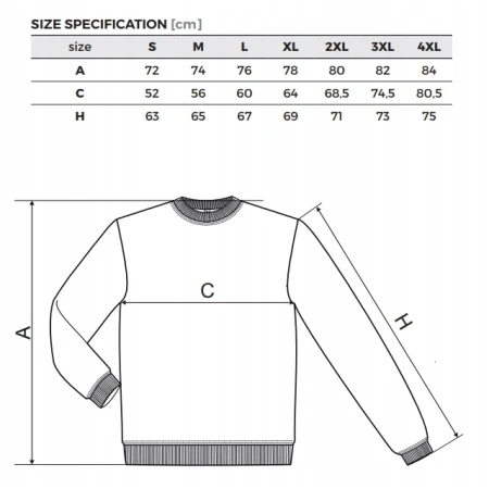 Bluza robocza BAWEŁNIANA uniwersalna ESSENTIAL 406
