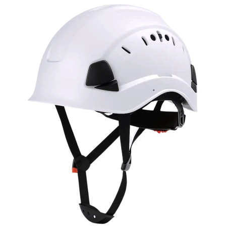 Kask OCHRONNY Hełm ROBOCZY budowlany BHP LEKKI przemysłowy 4-punktowy BIAŁY