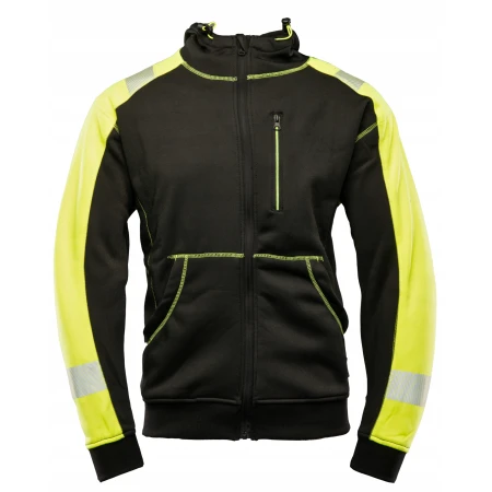 BLUZA ROBOCZA Polar roboczy DRESOWA kurtka CIEPŁA ODBLASKOWA OSTRZEGAWCZA