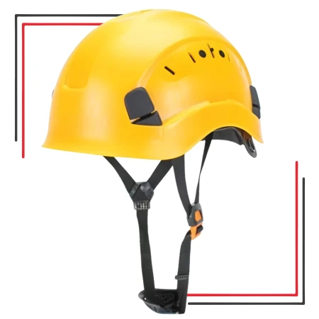 Kask roboczy ochronny żółty THOR