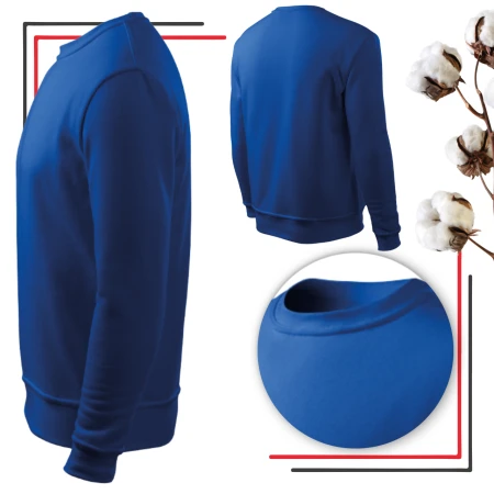Bluza robocza dresowa chabrowa 24h-ESSENTIA r. XL