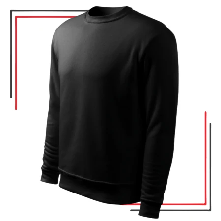 Bluza robocza dresowa czarna 24h-ESSENTIA r. L