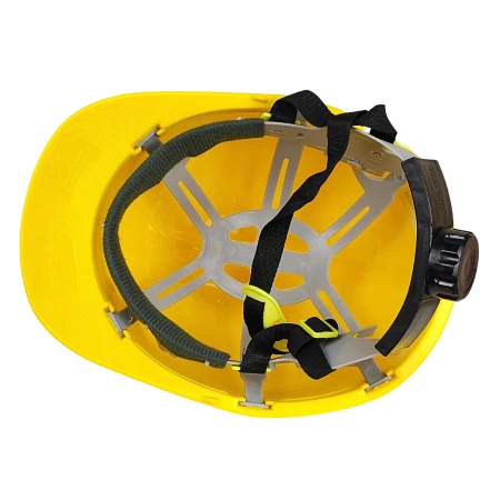 Kask OCHRONNY hełm ROBOCZY budowlany BHP LEKKI przemysłowy 4-punktowy