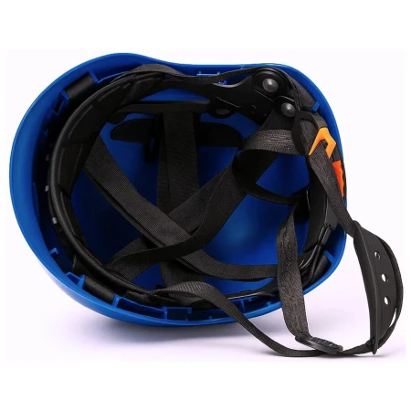 Kask OCHRONNY Hełm ROBOCZY budowlany BHP LEKKI przemysłowy NIEBIESKI