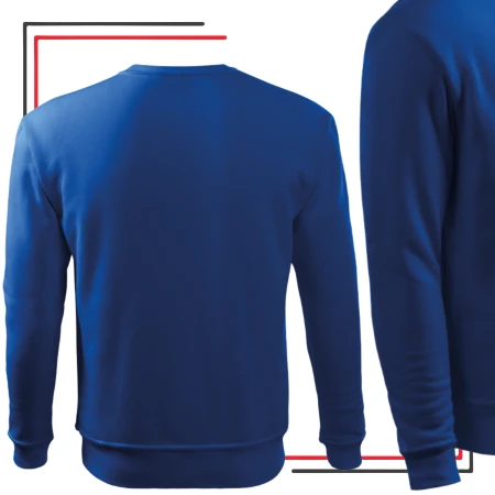 Bluza robocza dresowa chabrowa 24h-ESSENTIA r. XL