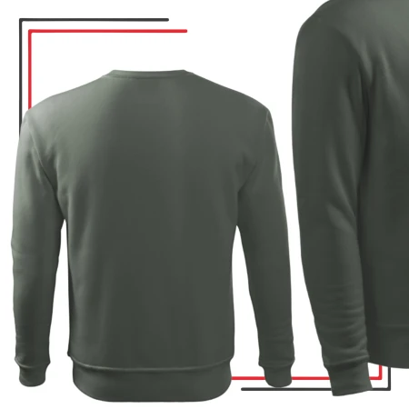Bluza robocza dresowa ciemny khaki 24h-ESSENTIA r. M