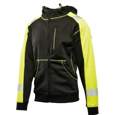 BLUZA ROBOCZA Polar roboczy DRESOWA kurtka CIEPŁA ODBLASKOWA OSTRZEGAWCZA