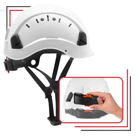 Kask roboczy ochronny biały THOR
