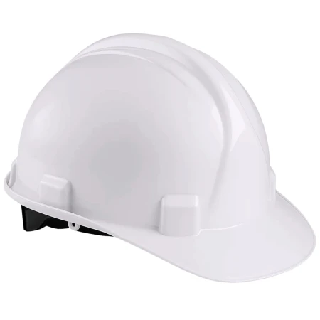 Kask OCHRONNY Hełm ROBOCZY budowlany BHP LEKKI przemysłowy BIAŁY REGULOWANY