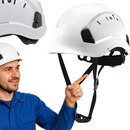 Kask roboczy ochronny biały THOR