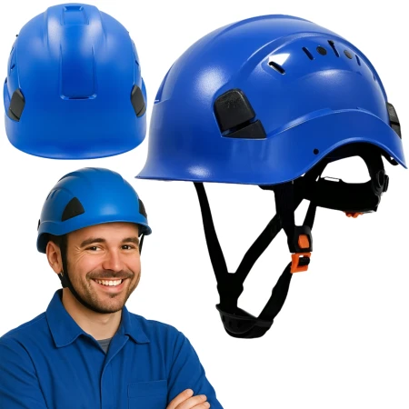 Kask roboczy ochronny niebieski THOR