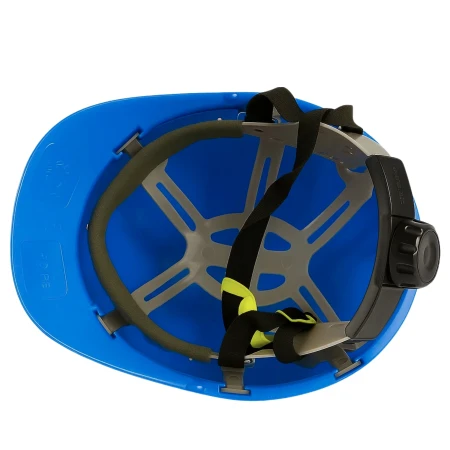 Kask OCHRONNY Hełm ROBOCZY budowlany BHP LEKKI przemysłowy NIEBIESKI