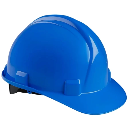 Kask OCHRONNY Hełm ROBOCZY budowlany BHP LEKKI przemysłowy NIEBIESKI